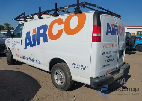 2021 Chevrolet Express Cargo Rwd 2500 Regular Wheelbase Wt z USA, uszkodzony, nr VIN 1GCWGAF71M1155270